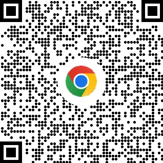 用于在移动设备中下载 Chrome 浏览器的二维码
